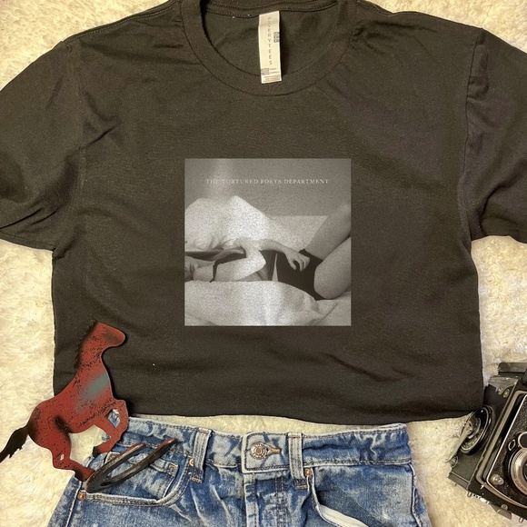 Taylor Swift The Tortured Poets Department Crop Top - Picture 1 of 1